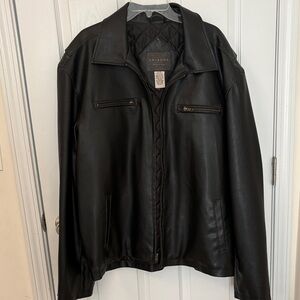 Arizona Jean Company Men's Dark PU Leather Jacket